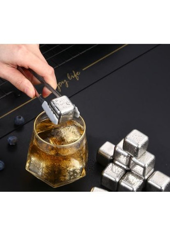 Охлаждающие Камни для напитков из нержавеющей стали комплект 8 шт (М1700150) Poly Steel (301021286)