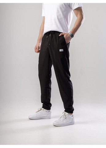 Черные повседневный демисезонные брюки No Brand