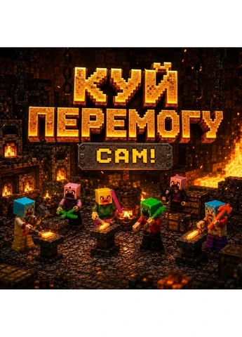 Магнітний конструктор Magnetic Cube Blacksmith's BZ96-49B, 192 деталі 6 фігурок будинок коваля (M1120) No Brand (401858911)