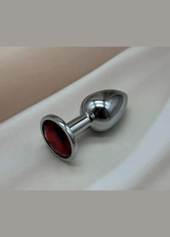 Анальна металева пробка з кристалом Плаг втулка для анальної стимуляції ануса фістингу та сексу S No Brand (322640251)