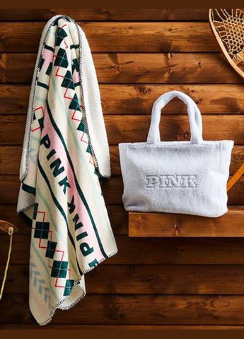 Сумка Plush Teddy Tote голубая Victoria's Secret (315696530)