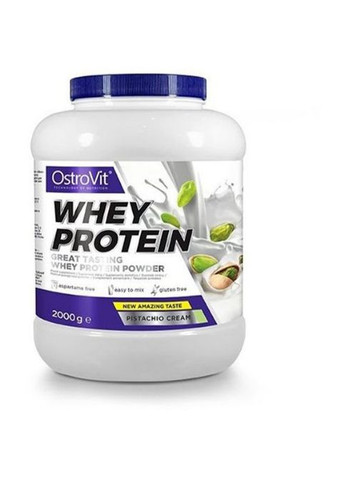 Whey Protein 2000 g /66 servings/ Pistachio Cream Ostrovit (283618170)