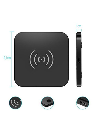 Бездротовий зарядний пристрій T511-S 10W Black CHOETECH (370616433)