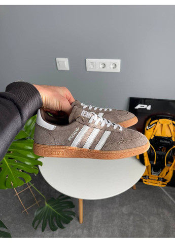 Бежеві Осінні кросівки чоловічі і жіночі adidas spezial handball beige | адідас спеціал бежеві No Brand