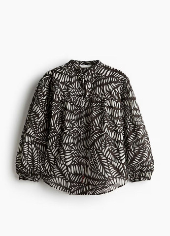 Темно-коричнева блузка H&M