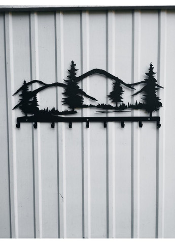 Вешалка для одежды из металла "Горы карпаты". No Brand (368896710)