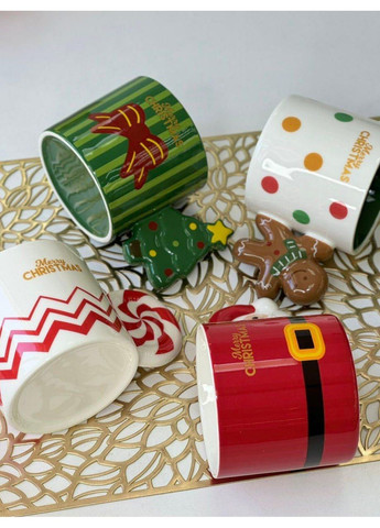 Кружка чашка новогодняя 350мл "Зимний дизайн" керамика OSM (365549096)