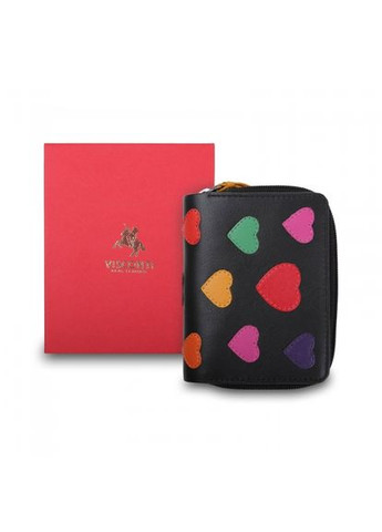 Маленький женский кошелек LV6 BK MULTI Desire (Black / Multi Love) Visconti (303831044)