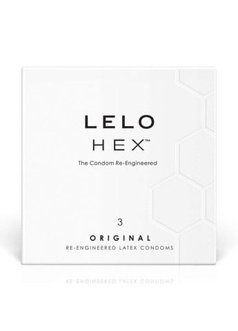 HEX Condoms Original 3 Pack, тонкие и суперпрочные CherryLove Lelo (283251207)