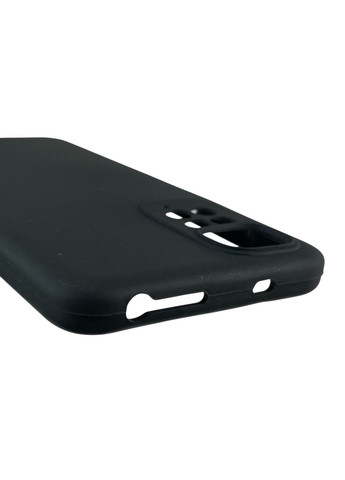 Чехол для Redmi Note 11S силиконовый с микрофиброй нескользящий на сяоми редми нот 11с черный Xiaomi (366390599)