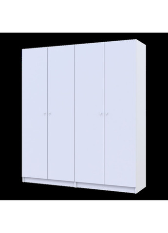 Комплект шаф для одягу з полицями Промо (2 шт.) 180х48х204 см Білий (DRS-011464) Doros (361443807)
