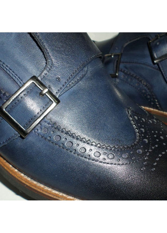 Туфлі-сині жіночі сині з натуральної шкіри. Luciano Bellini (369544176)