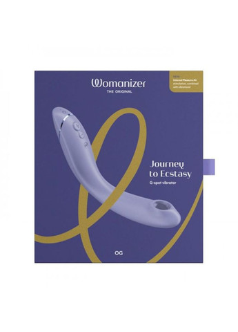 Вібратор для точки G c вакуумною стимуляцією OG Lilac Womanizer (331169598)