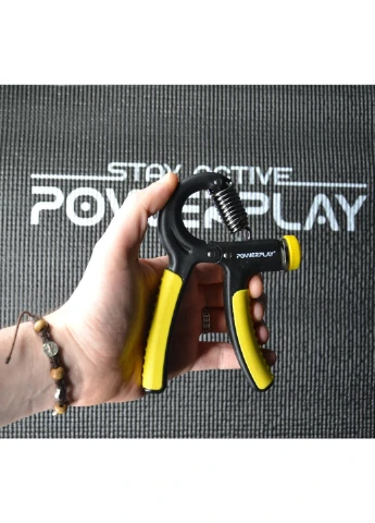 Кистевой эспандер PP-4323 с регулируемой нагрузкой 10-40 кг. Strength Grip Черный PowerPlay (397318333)