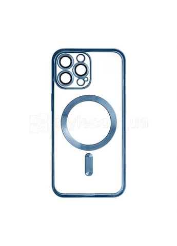 Чехол MagSafe для iPhone силиконовый синий No Brand 13 Pro Max (393483649)
