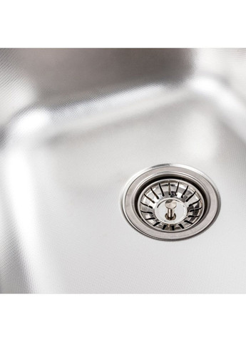 Кухонна мийка з нержавіючої сталі 9550В ДЕКОР (0,8/180 мм) Platinum (336934547)