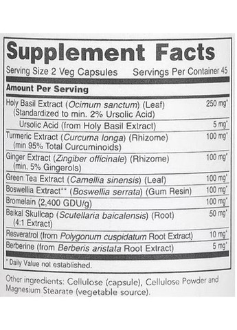 D-Flame 90 Veg Caps Protocol for Life Balance (361074603)