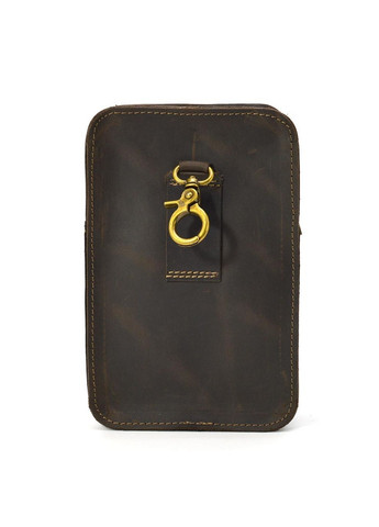 Чоловіча шкіряна сумка на пояс 20х13,5х5 см TARWA (315870120)