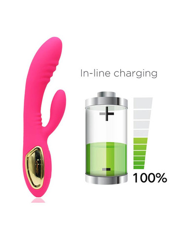 Вибратор вагинальный Royal-TE USB кролик двойной для клитора и точки G Focus (303881730)