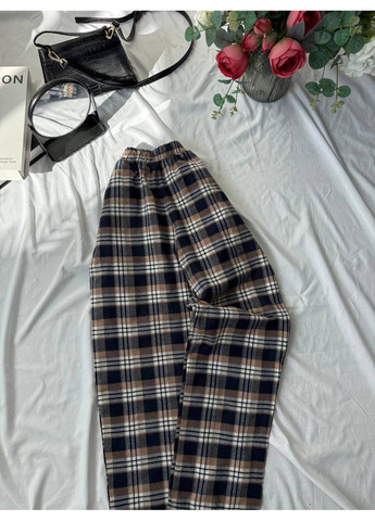 Женские штаны в клетку No Brand (361954010)