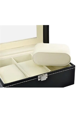 Органайзер шкатулка із прозорою кришкою для зберігання годинників браслетів ювелірних прикрас 3 відділення (480076-Prob) Unbranded (329141542)