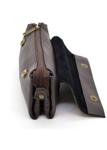 Сумка клатч через плече з натуральної шкіри чоловіча Коричневий 40172 TARWA (361348762)