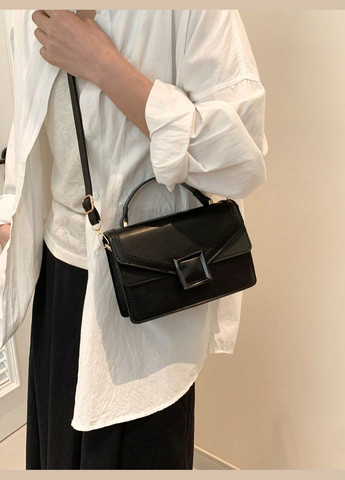 Женская сумка 2123 кросс-боди черная на ремешке No Brand (306709441)