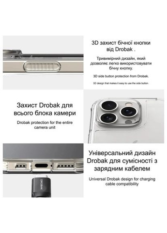 Чехол для мобильного телефона (949413) Drobak Acrylic Case для Apple iPhone 14 (366155744)
