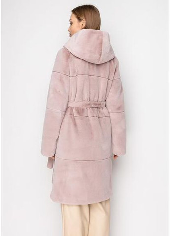 Роскошное Эко-Меховое Пальто 8291M-C айвори SAM S Samange (367724851)