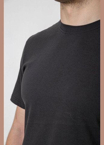 Темно-серая футболка мужская с принтом Ager 241R1907