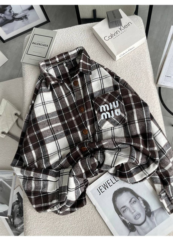 Стильна жіноча сорочка-оверсайз у клітинку Україна (361071217)