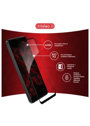 Скло захисне (1283126582493) Intaleo Full Glue Oppo A38 5G Black (366520931)