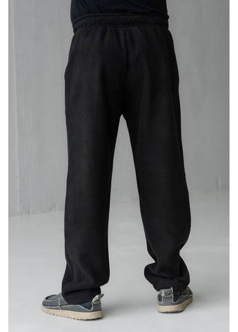 Черные повседневный зимние классические, прямые брюки Olis-Style