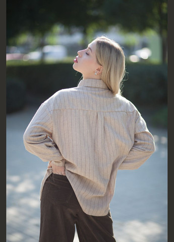 Сорочка жіночій - оверсайз в смужку на ґудзиках JUGO LONDON (304726976)