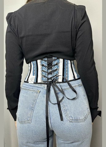 Корсет базовий жіночий чорний/ двосторонній MKGM107-4 Modna KAZKA (336933547)