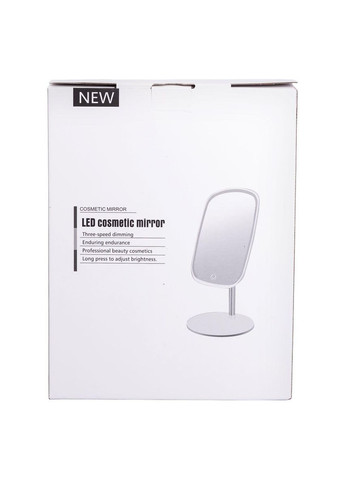 Настільне дзеркало з підсвічуванням 23х18 см для макіяжу на ніжці Рожеве HP-10-6AP Yiwu (370802273)