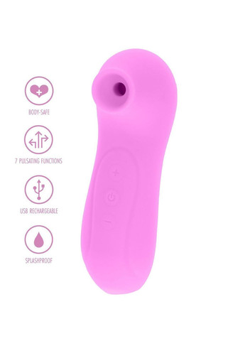 Вакуумный стимулятор клитора, силиконовый, розовый Toy Joy (297131347)