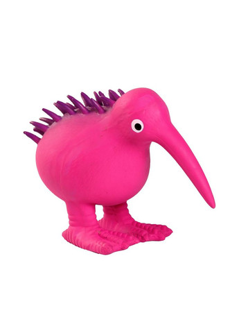 Іграшка для собак Птах ківі рожевий, 8,5 см, латекс Kiwi Walker (292257717)