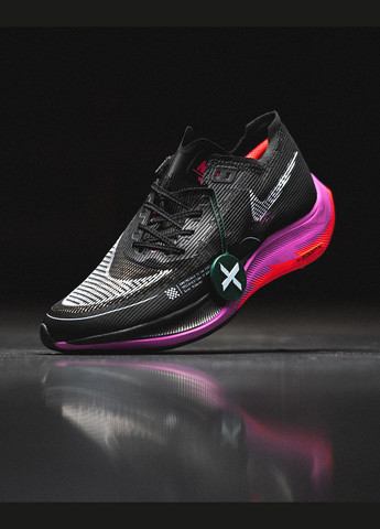 Комбіновані Осінні кросівки чоловічі air zoom black/purple, вьетнам Nike Vaporfly