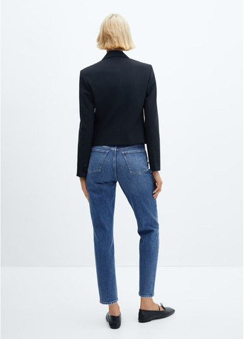 Темно-сині джинси mom мом Mango - (355268131)