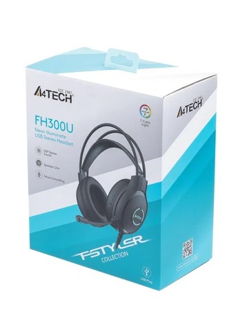 Гарнітура FH300U Black A4Tech (370616679)