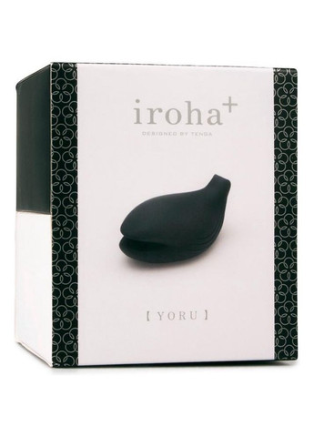 Вібратор для клітора у формі кита + Yoru Tenga, медичний силікон, чорний Iroha (371389006)