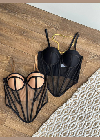 Трендовий топ-бюстьє з сіточкою Vakko (327141846)