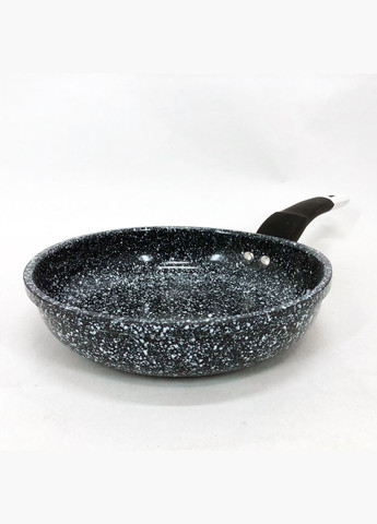 Сковорода UN-5102 20 см. без крышки, светлый гранит. Антипригарная с бакелитовой ручкой Unique (364664675)