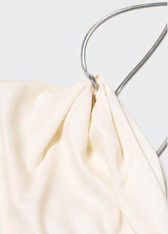 Топ з відкритою спиною молочний Mango (329033717)