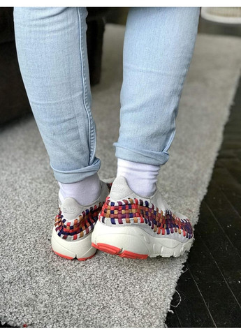 Сірі Осінні кросівки чоловічі nike footscape woven grey colors найк No Brand