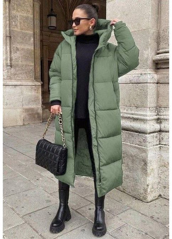 Коричневе Пальто зимове No Brand