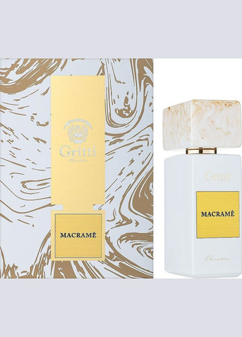 Gritti Macrame 100 мл Парфюмированная вода Dr. Gritti (331899245)