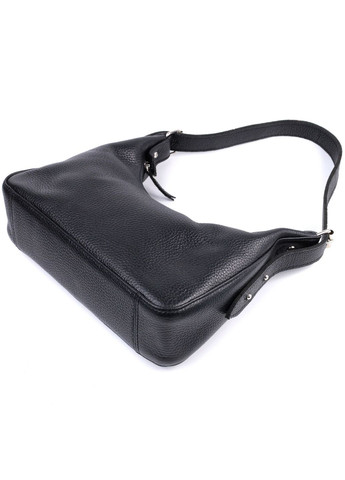 Сумка багет з регульованим ременем із зернистої натуральної шкіри 26х13х6,5 см Shvigel (315873228)