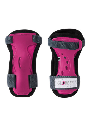 Захист наколінники+налокітники+щитки для зап’ясть фуксія (темно-рожевий) для дитини 25-50кг () Globber 541-310 (363820500)
